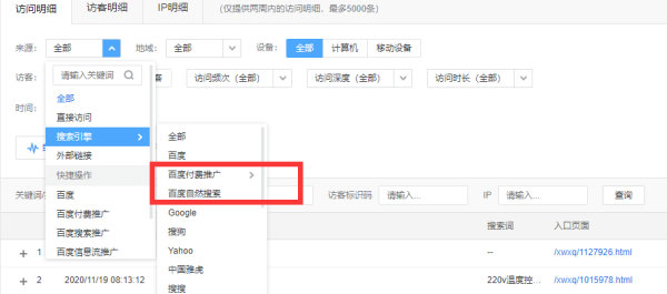 流量来路如何区分，自然流量和竞价流量的辨别