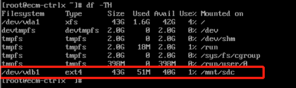 天翼云主机初始化Linux数据盘，解决新装宝塔不显示挂载磁盘。